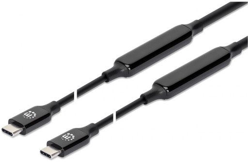 Manhattan 355964 USB-кабель 3 м USB 3.2 Gen 2 (3.1 Gen 2) USB C Черный