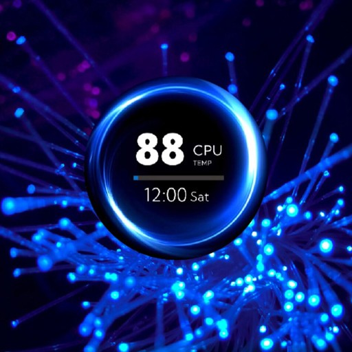 Monitor temperatury komputera 2.8in okrągły LCD