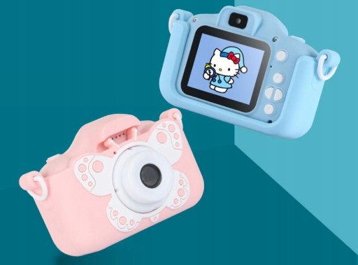 ЦИФРОВАЯ КАМЕРА ДЛЯ ДЕТЕЙ КАМЕРА ДЛЯ ИГРУШЕК + КАРТА 32 ГБ
