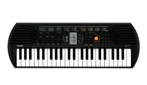 CASIO SA-77 MINI KEYBOARD KLAWISZ DLA DZIECKA + ZASILACZ