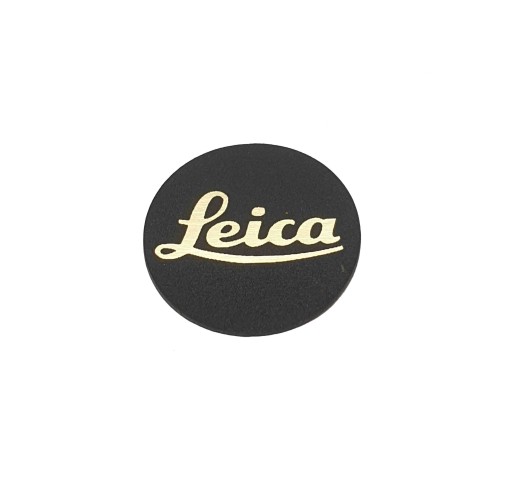 Наклейка эмблема LEICA золото 30мм
