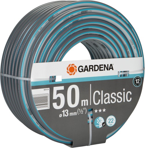 САДОВЫЙ ШЛАНГ ДЛЯ ПОЛИВА И ПОЛИВА ГАЗОНА Gardena Classic 1/2″ [50м]