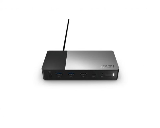 MSI USB-C Docking Station Gen 2 USB 3.2 Gen 2 (3.1 Gen 2) Type-C Czarn...