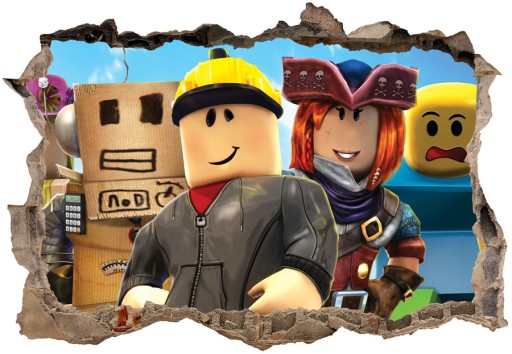 3D наклейки Roblox для детей 100х70