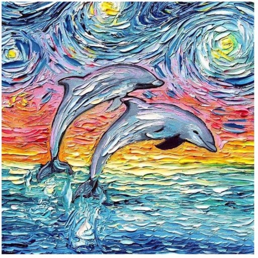 Diamond Diamond Mosaic Delphin