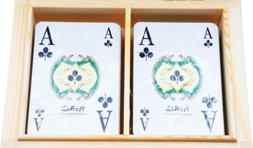 CUBES SENIOR 55 ИГРОВАЛЬНЫХ КАРТ В ДЕРЕВЯННОЙ КОРОБКЕ