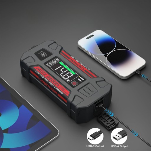 Powerbank/стартер Lokithor J401X - 2500А 12В 74Втч