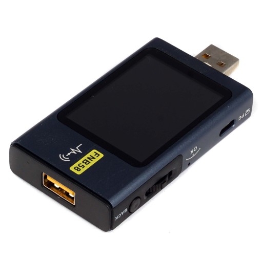Многофункциональный USB-тестер с Bluetooth USB-C по напряжению и току FNIRSI FNB58