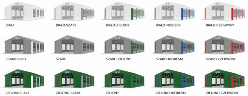 NAMIOT STANDARD 5x8 imprezowy ogrodowy RÓŻNE KOLOR
