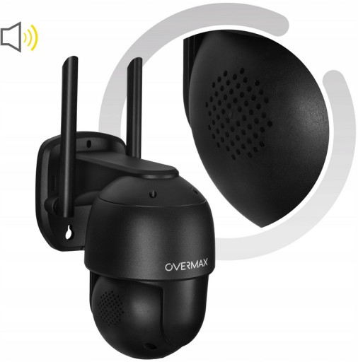 3x KAMERA ZEWNĘTRZNA OBROTOWA 25s LAN 12 DIOD LED IP66 WIFI FULL HD 4x ZOOM