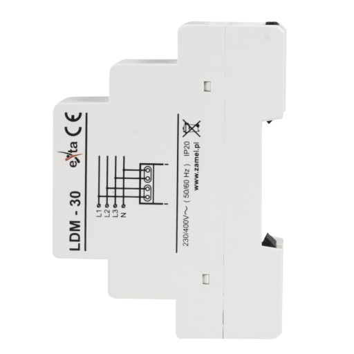 ZAMEL EXTA WSKAŹNIK NAPIĘCIA 3F 230/400V AC LDM-30