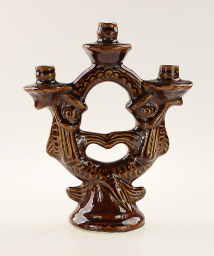 коллекционная керамика CANDLE STAND FISH PRL