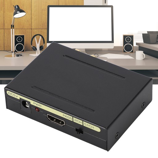 Аудиоразветвитель HDMI в HDMI Audio SPDIF R/L преобразователь аудиосигнала
