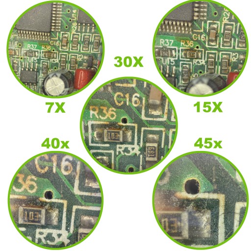 TECHREBAL 10HW ZOOM 7-45X СТЕРЕОСКОПИЧЕСКИЙ ОПТИЧЕСКИЙ МИКРОСКОП ДЛЯ ЭЛЕКТРОНИКИ