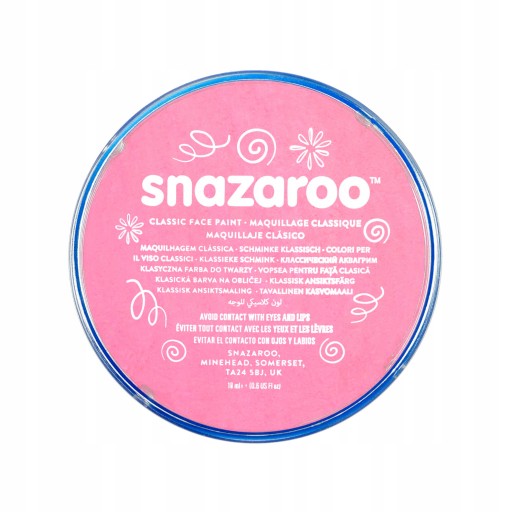 Snazaroo Farba do ciała 18 ml: Pale Pink