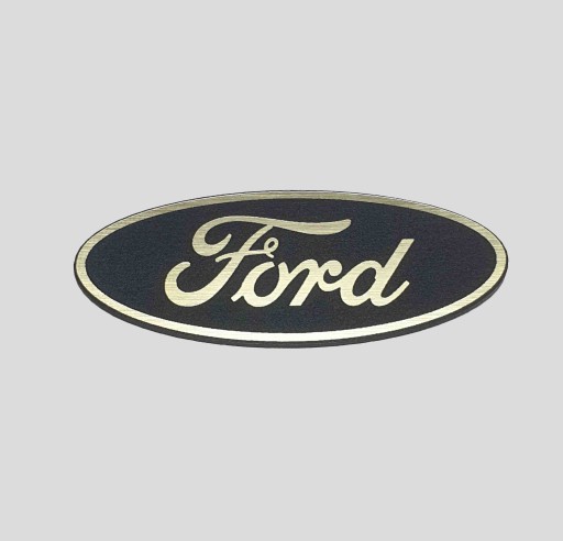 Наклейка-эмблема FORD 30 x 12 мм *ЗОЛОТО