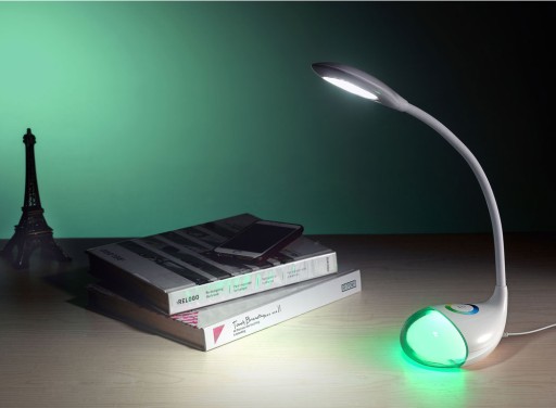 Настольная лампа ночник 2в1 LED 6Вт RGB 5500К разноцветная ПОДСВЕТКА