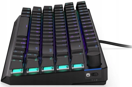 МЕХАНИЧЕСКАЯ КЛАВИАТУРА ENDORFY THOCK 75% БЕСПРОВОДНАЯ KAILH BOX, ЧЕРНАЯ
