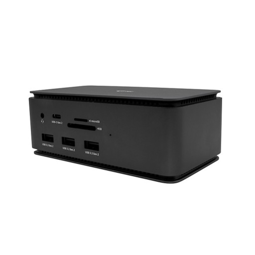 Док-станция USB4 Metal Dual 4K HDMI DP RJ-45 Thunderbolt 3 PD 80 Вт