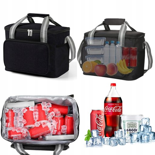 Термосумка Bedee THERMAL BAG черная 15 л