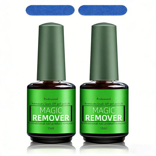 Magic Gel Nail Polish Remover. Средство для снятия гелевого лака, 2 шт., прозрачный, прозрачный