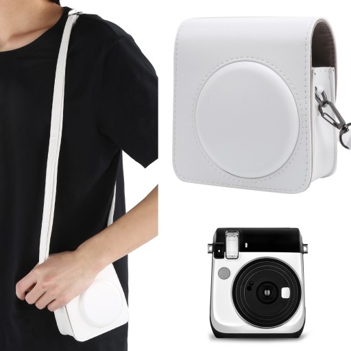 РЕМЕНЬ НА ШЕЙУ FUJIFILM INSTAX MINI 70, БЕЛЫЙ, ПУ