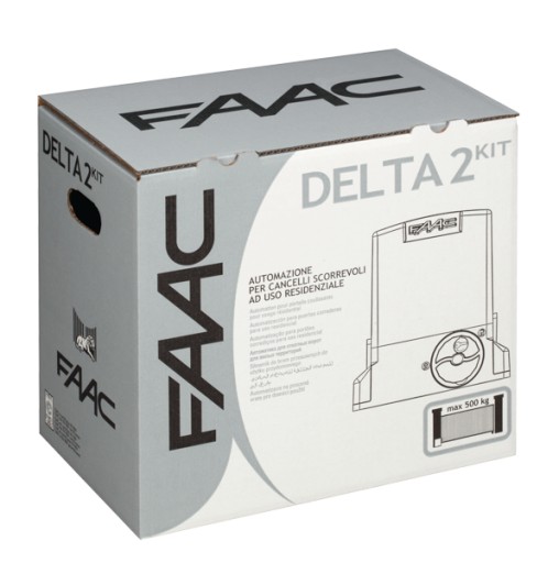 Комплект ПРИВОДА для откатных ворот до 500 кг FAAC 740 Delta 2