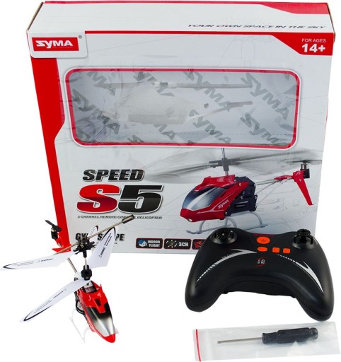 SYMA S5 3CH RC вертолет красный