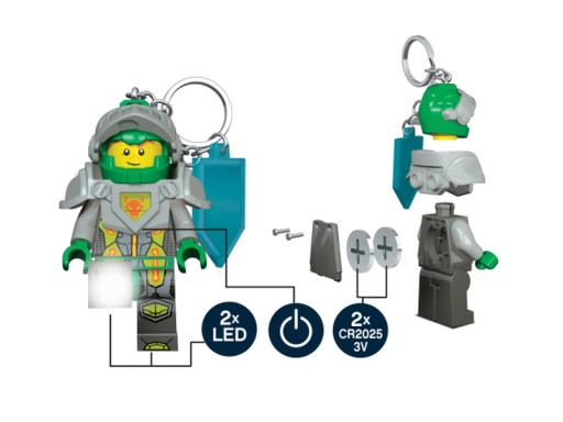 Брелок со светодиодной подсветкой LEGO NEXO KNIGHTS AARON LGL KE98