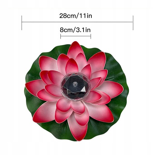 ПЛАВАЮЩИЕ СОЛНЕЧНЫЕ СВЕТОДИОДНЫЕ СВЕТОДИОДНЫЕ ЛАМПЫ ДЛЯ БАССЕЙНА LOTUS