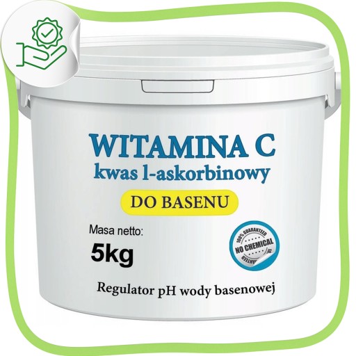 Witamina C Kwas L-askorbinowy do basenów czysta woda klarowna 5 KG