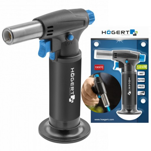 КУХОННАЯ ГАЗОВАЯ ГОРЕЛКА HOGERT ДЛЯ КРЕМ-БРЮЛЕ 360-1300°C HT2C509
