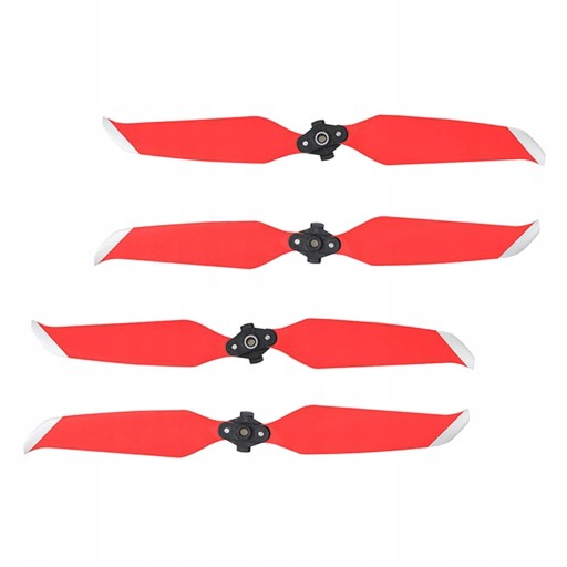 Low-noise quick-release propellers for