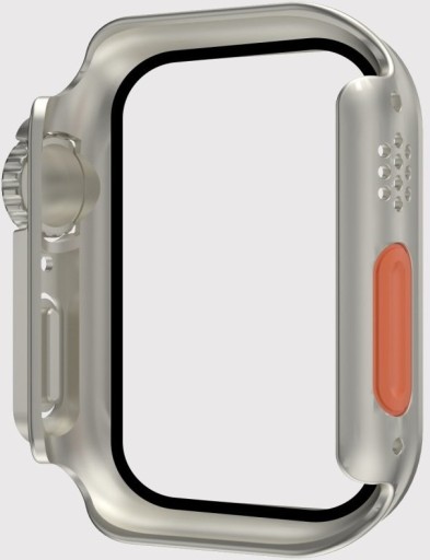 Case + Glass for Apple Watch 4 5 6 SE 44 мм | Жилищное покрытие Отличные цвета