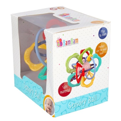 Bam Bam 492738 шарик-прорезыватель с погремушкой
