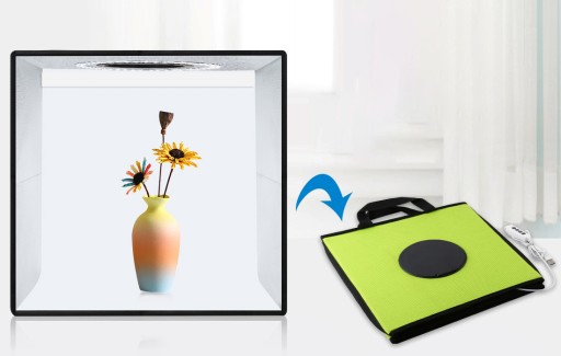 PULUZ PU5032G NAMIOT BEZCIENIOWY 30CM FOTOGRAFICZNY LED 5500K + 6X TŁO