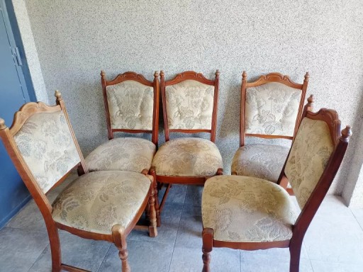 АНТИЧНЫЕ СТУЛЬЯ, 5 ШТ.