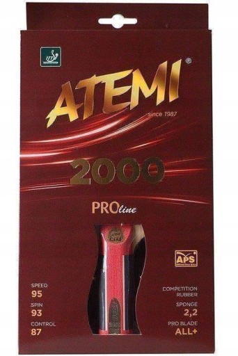 Rakietka tenis ATEMI 2000 CV pokrowiec piłeczki***