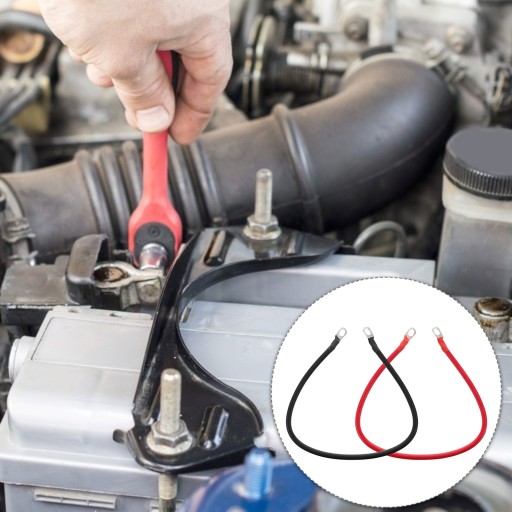 Аккумулятор подключен к кабелю Fire Wire Auto.