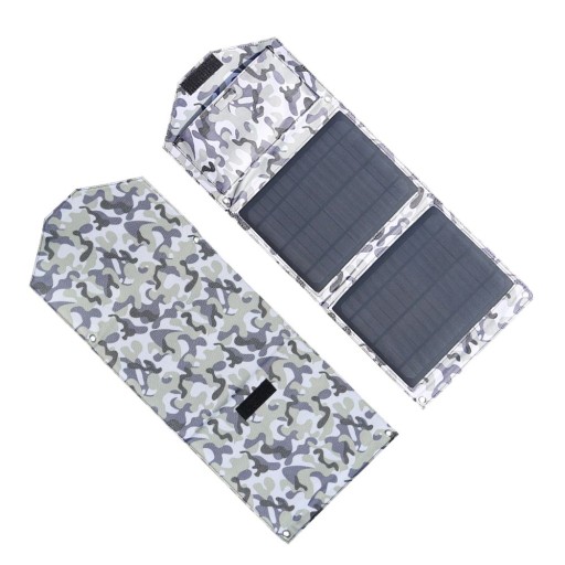 Солнечное зарядное устройство USB, солнечная панель, складная, 14 Вт.