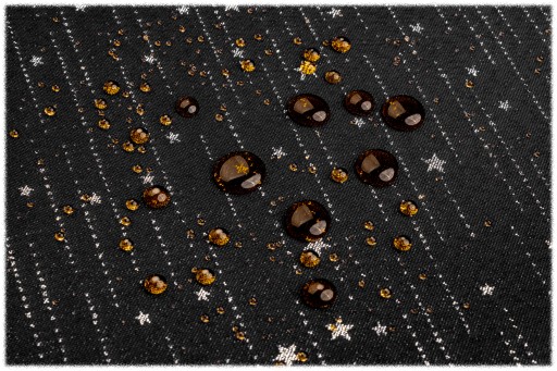 bieżnik DWUSTRONNY 30x160 ŚWIĄTECZNY SREBRNY czarny Milky WAY