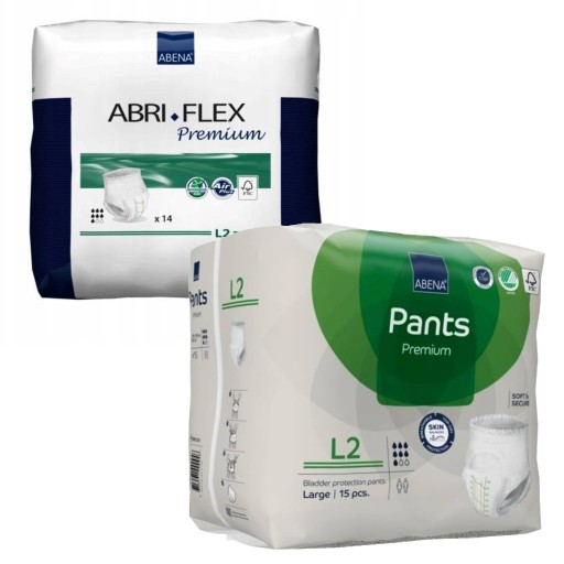 БРЮКИ АБСОРБЕНТНЫЕ, без застежки, впитывающие, удобные, ABENA PANTS L2, не спадают, 15 шт.