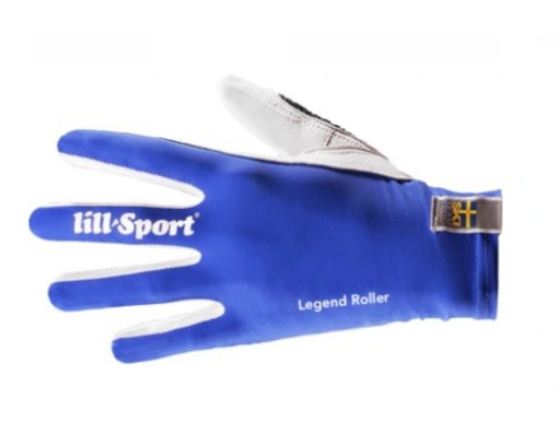 Перчатки для катания на лыжероллерах LillSport Roller Blue, размер 9
