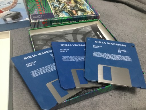 ATARI ST — 3 игры — Ninja Warriors, 1989 г.