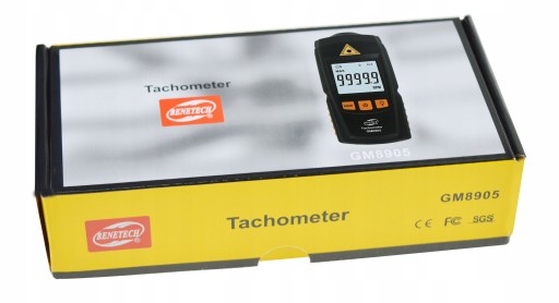 Оптический метод тахометра Benetech GM8905