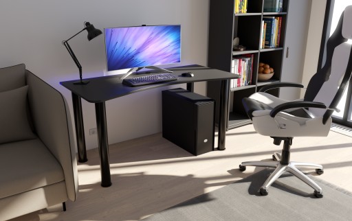 BIURKO, BIURKO KOMPUTEROWE, SZKOLNE, GAMINGOWE LED + HUB , DUŻE