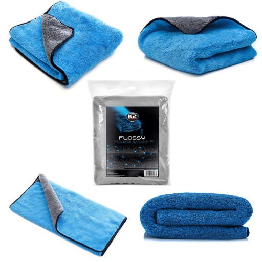 Мокрый воск 750мл Plak Hydrorep + полотенце из микрофибры 60х90см K2 Flossy
