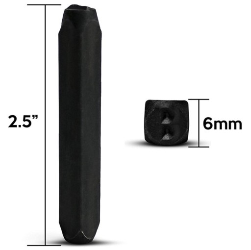 NUMERATORY ZNACZNIKI LITERY CYFRY STEMPLE ZNAKI WYBIJAKI DO METALU 6MM 36EL