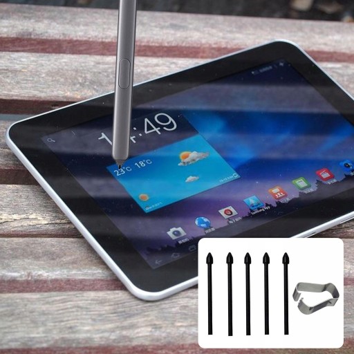 НАКОНЕЧНИКИ ДЛЯ SAMSUNG TAB S6 S7, 5 шт., ЧЕРНЫЕ