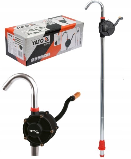 YATO FUEL PUMP HAND CART ALUM. 21 л/мин YT-07115